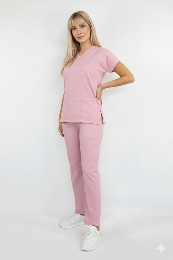 Ensemble Blouse médicale mixte col V