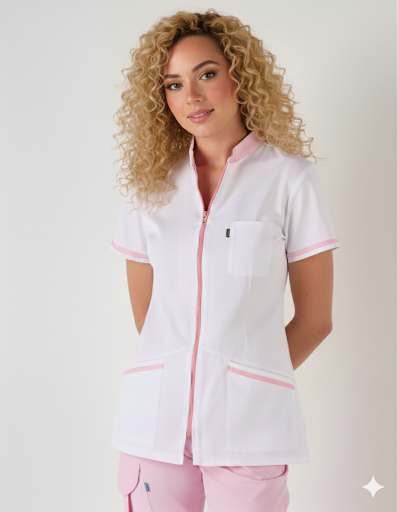 Blouse médicale femme- zipper