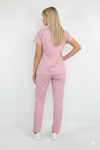 Ensemble Blouse médicale mixte col V