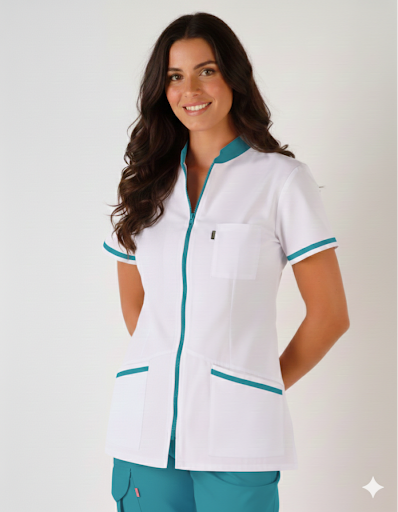 Blouse médicale femme- zipper