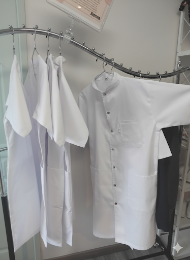 Blouse médicale blanche longue
