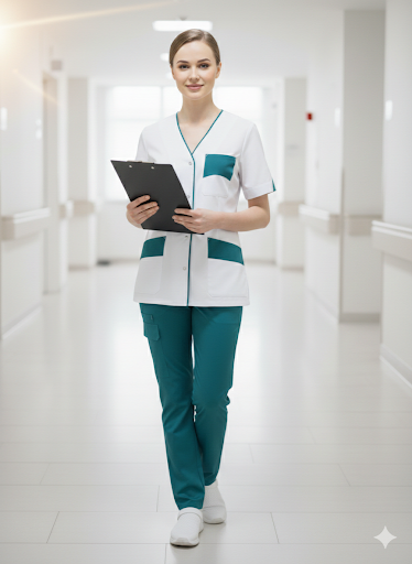 Ensemble blouse médicale